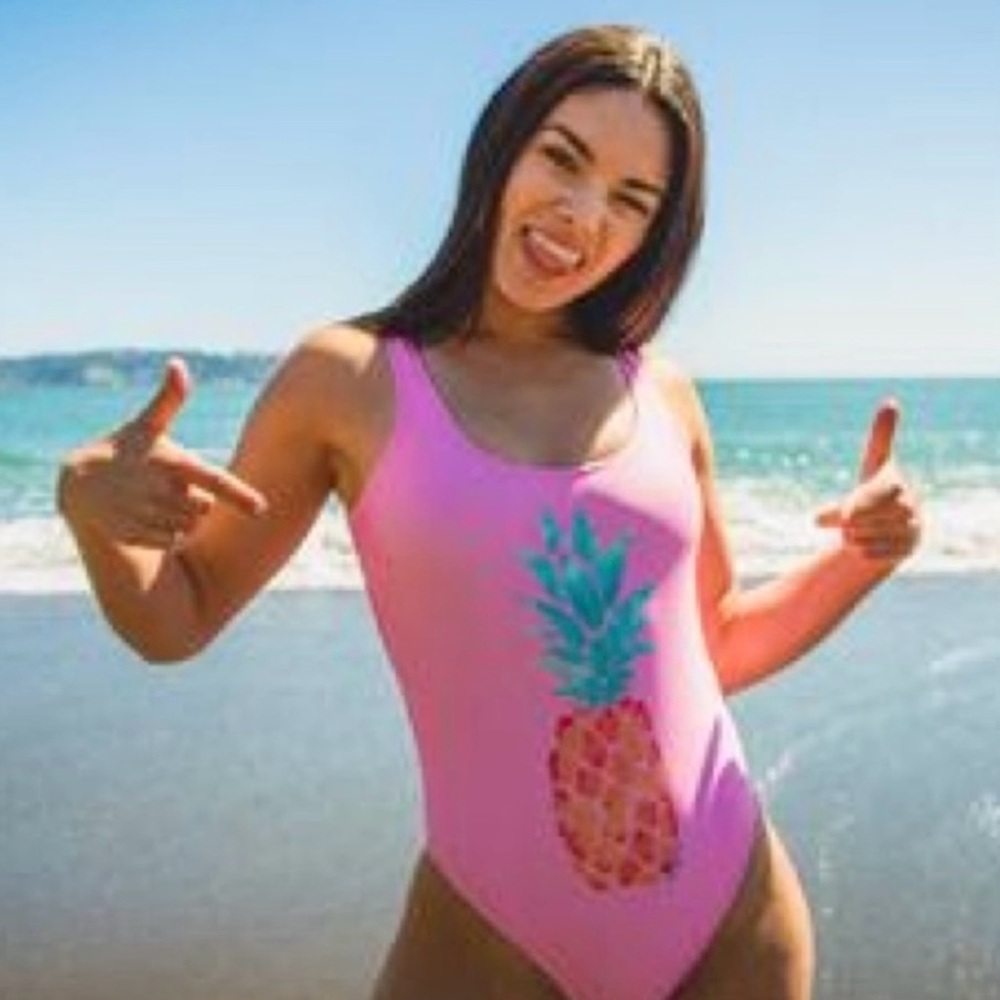 Chubbies The Fine-Apple Pineapple 1-Piece Swimsuit